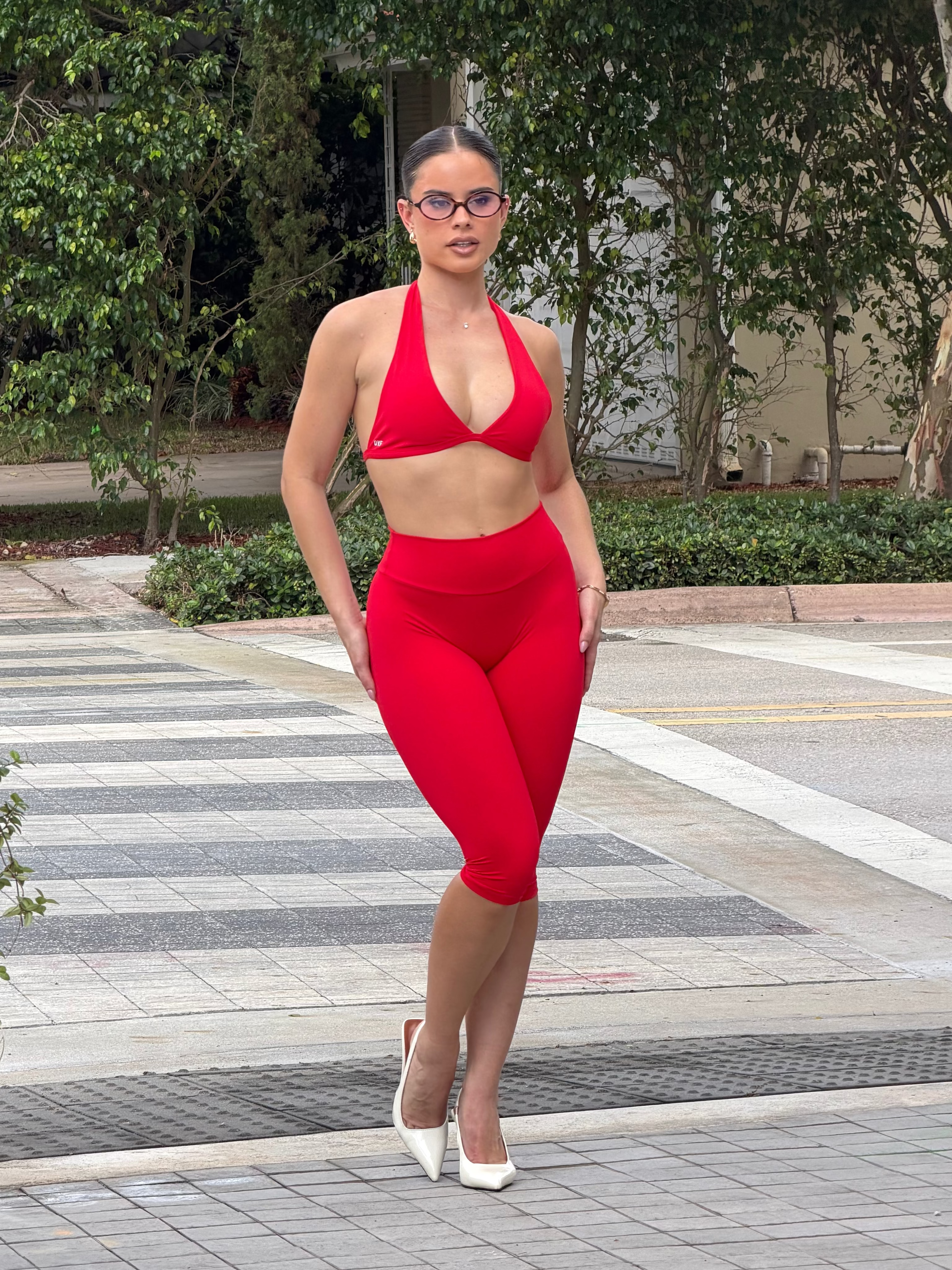 Aeroflex Triangle Halter Tie Bra