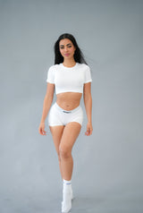 Crystal White Cropped T-Shirt