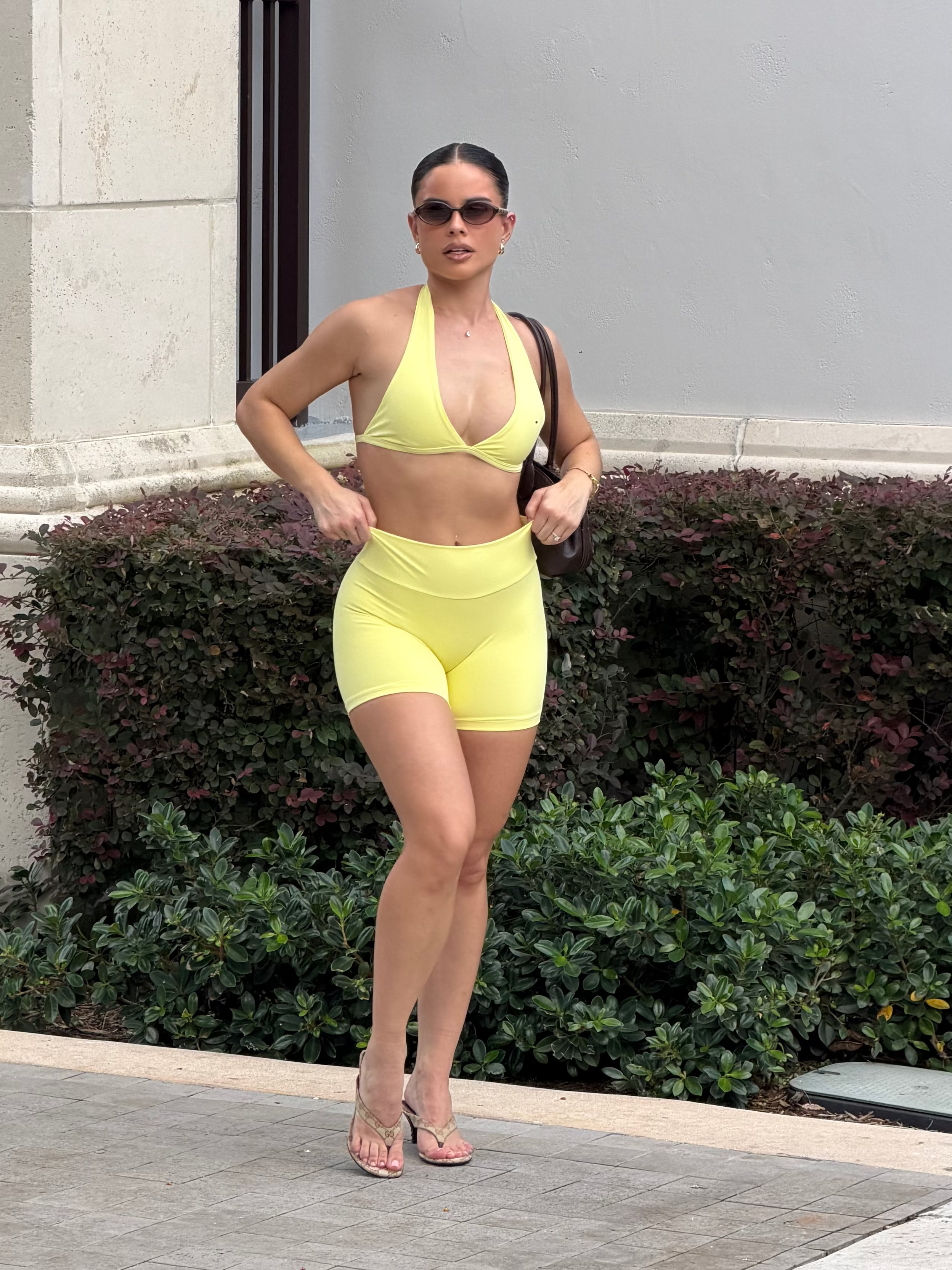 Aeroflex Triangle Halter Tie Bra