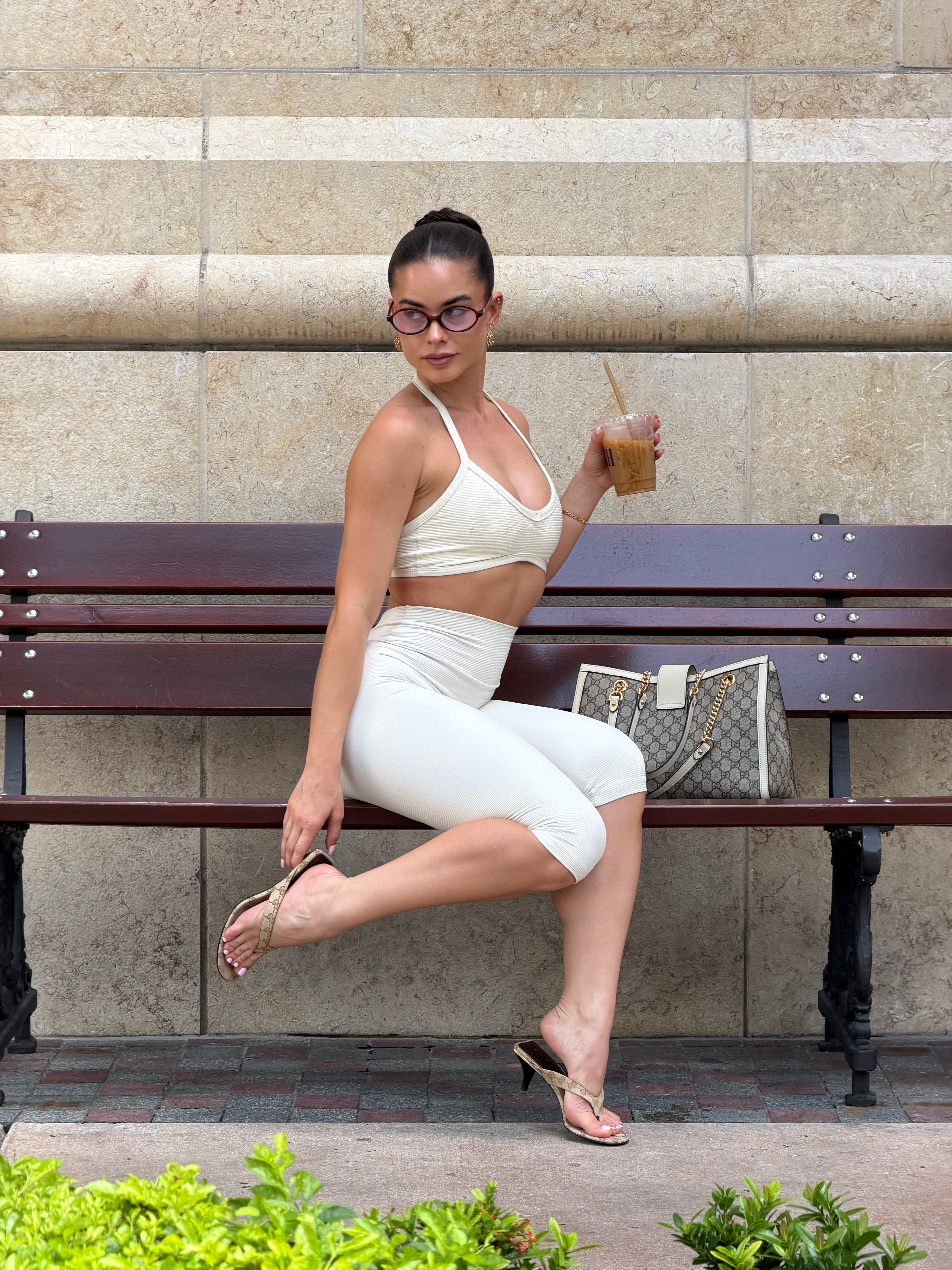 Everyday Ribbed Plunge Bra