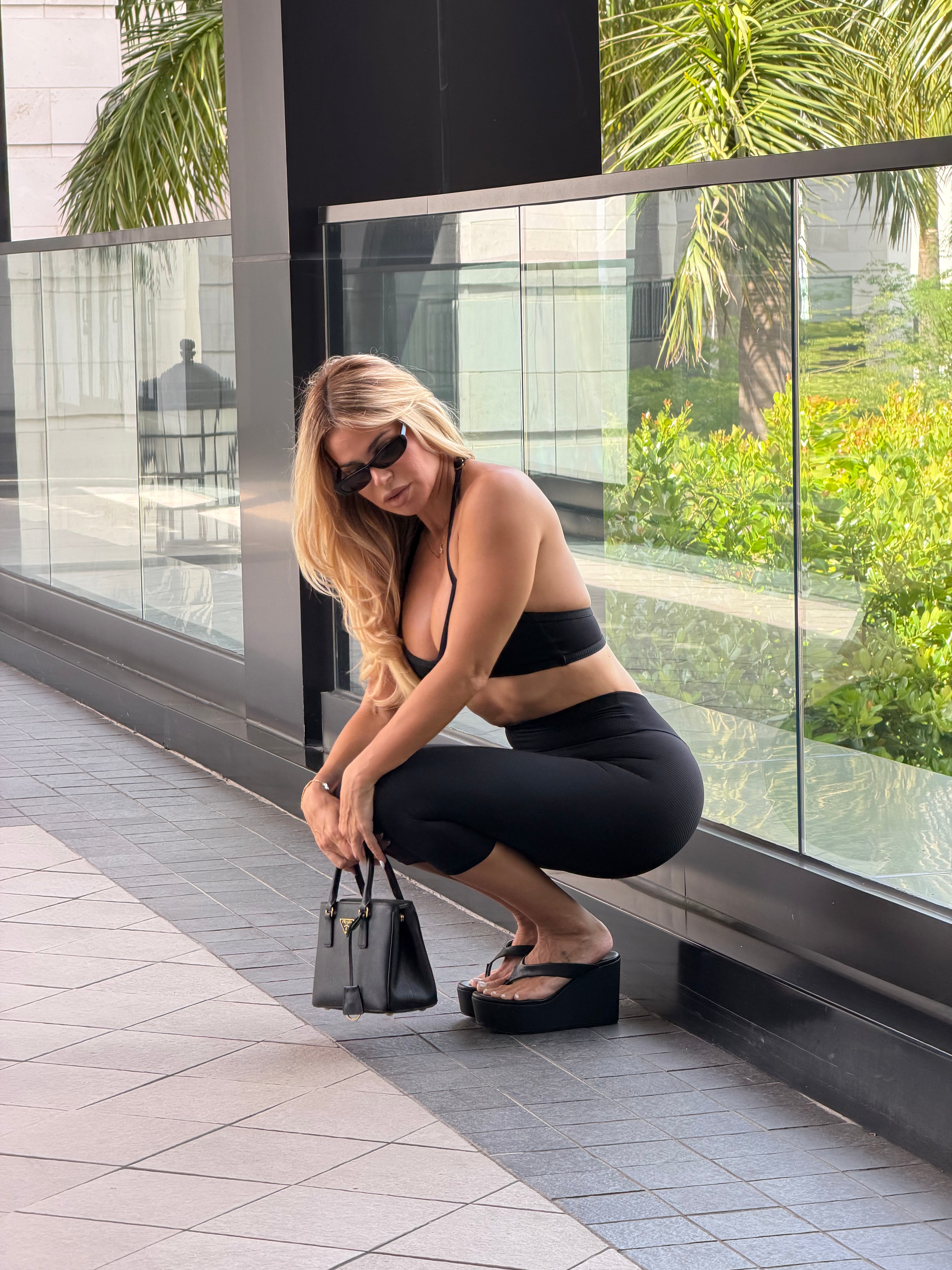 Everyday Ribbed Contour Capri Leggings