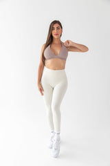 Cream Pocket Legging