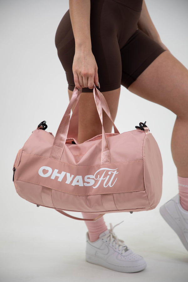 Pink OhYasFit Duffle Bag